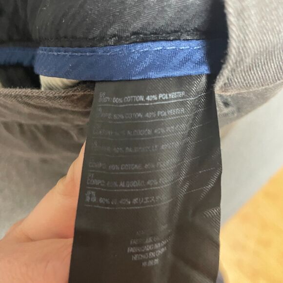 Volcom 31 Shorts Dark Charcoal Gray Flat Front Cotton Stretch EUC Mens - Picture 3 of 8